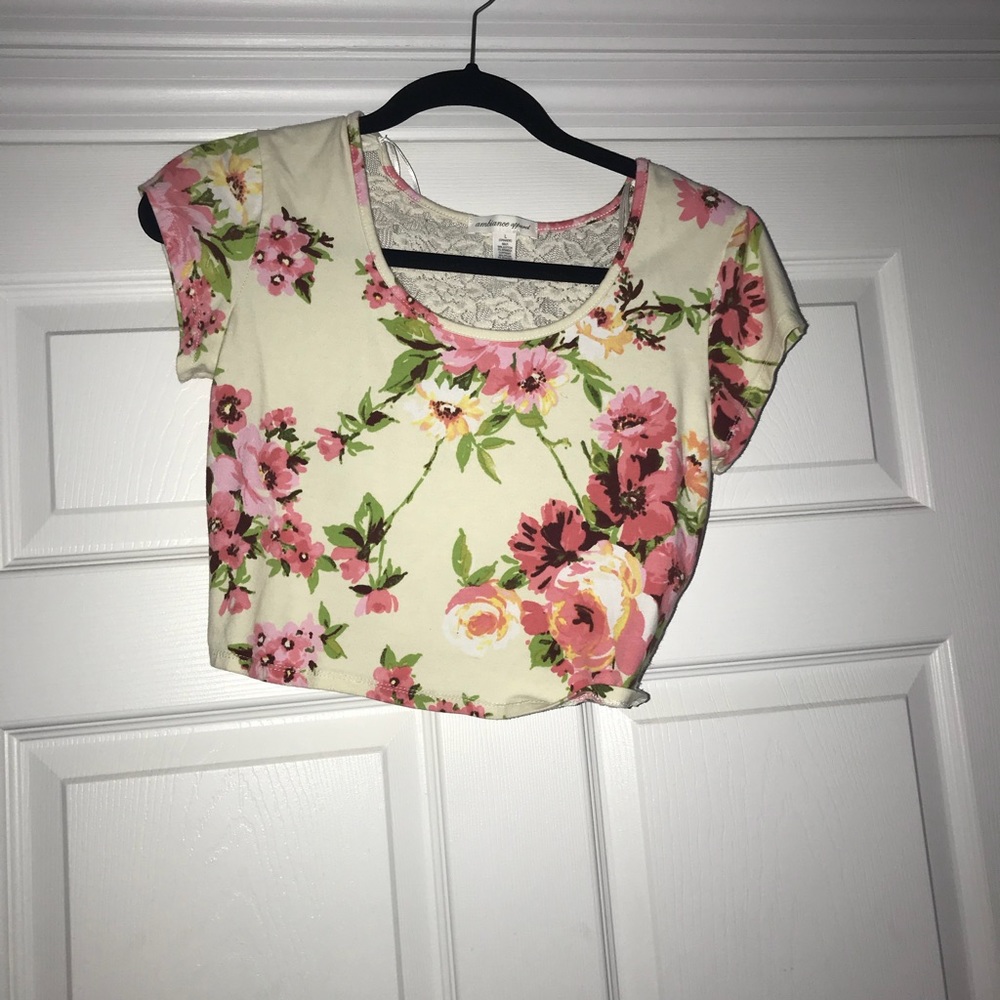 Floral crop top